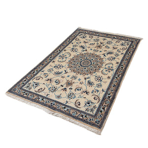 Persisk tæppe - Nain - 136 x 86 cm - beige