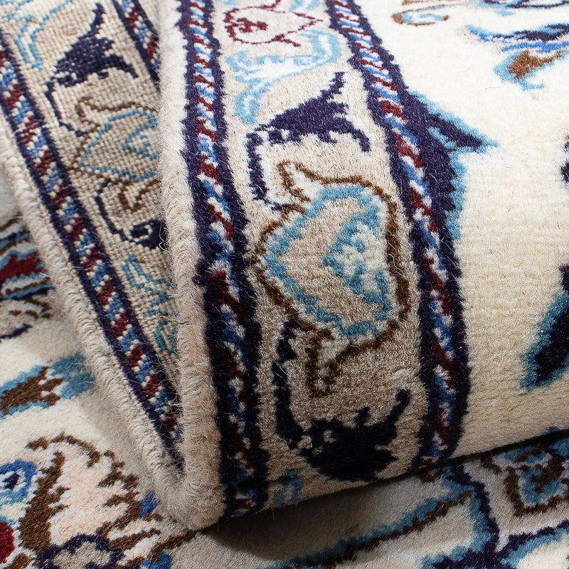 Persisk tæppe - Nain - 128 x 88 cm - beige