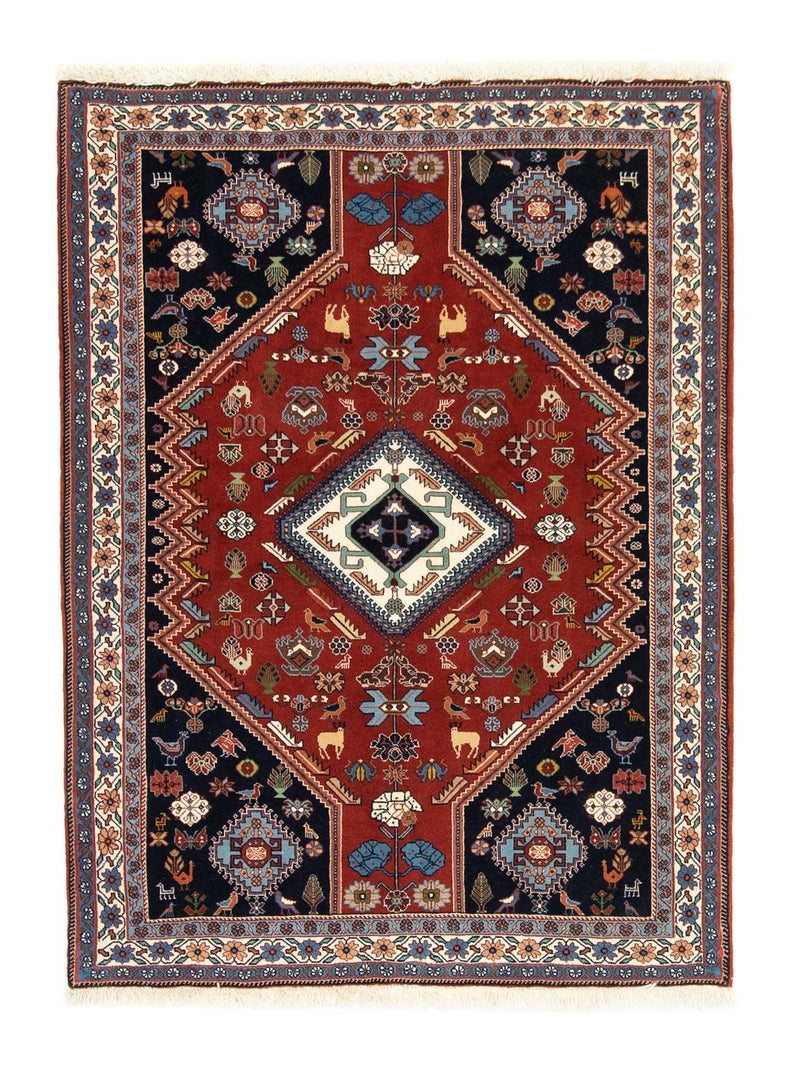 Persisk tæppe - Nomadisk - 152 x 112 cm - rød