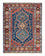 Persisk tæppe - Nomadisk - 136 x 105 cm - lysrød