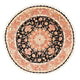 Tabriz - 50 Raj Tæppe 153x153cm - Persisk tæppe