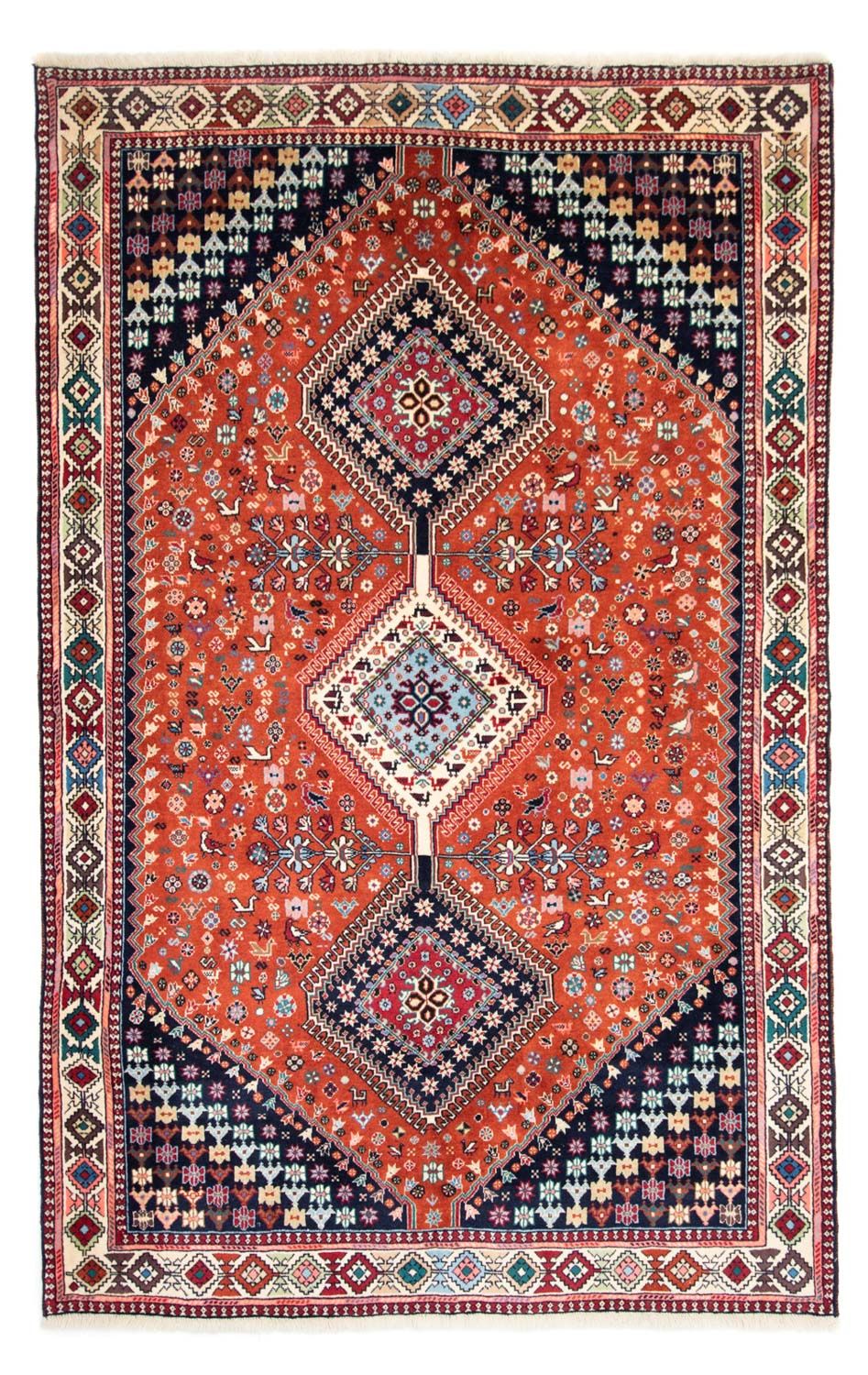 Persisk tæppe - Nomadisk - 243 x 152 cm - rød