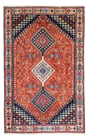 Persisk tæppe - Nomadisk - 243 x 152 cm - rød