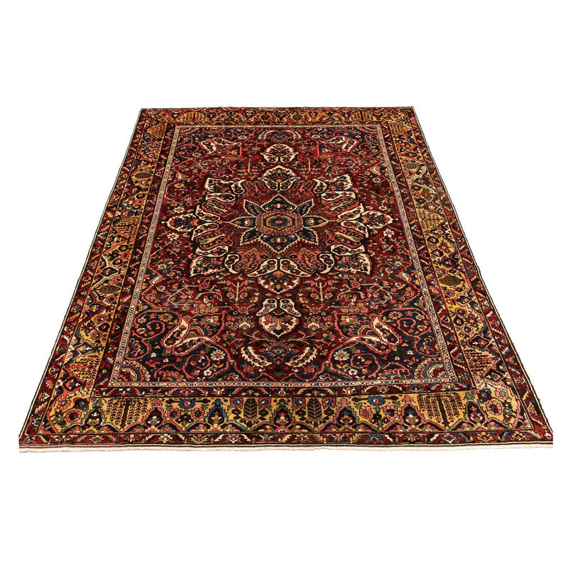 Persisk tæppe - Nomadisk - 408 x 333 cm - mørkerød