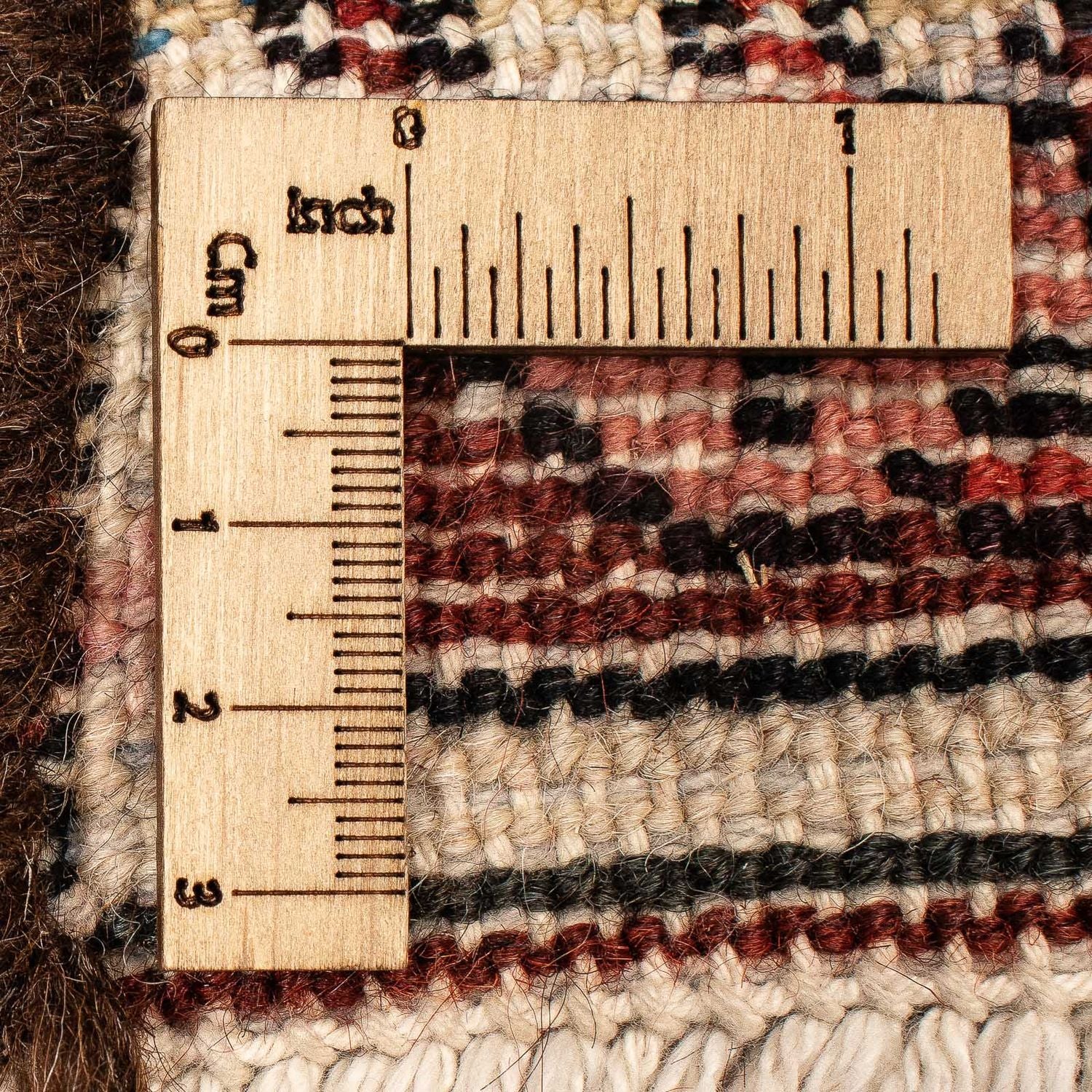Persisk tæppe - Nomadisk - 408 x 333 cm - mørkerød