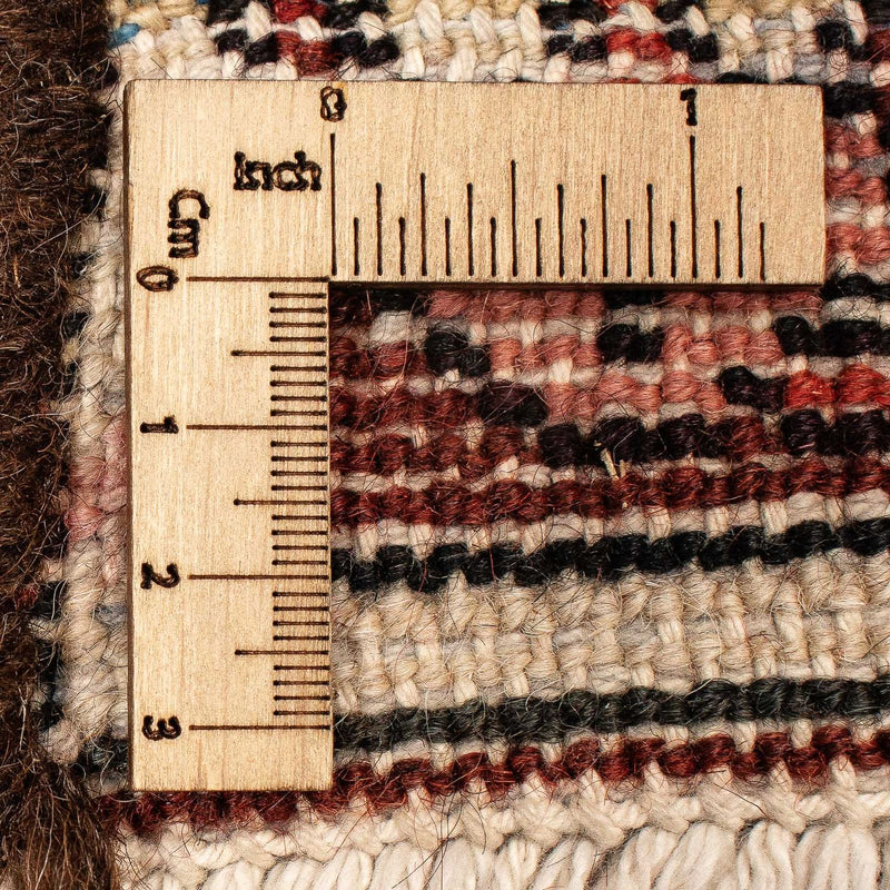 Persisk tæppe - Nomadisk - 408 x 333 cm - mørkerød