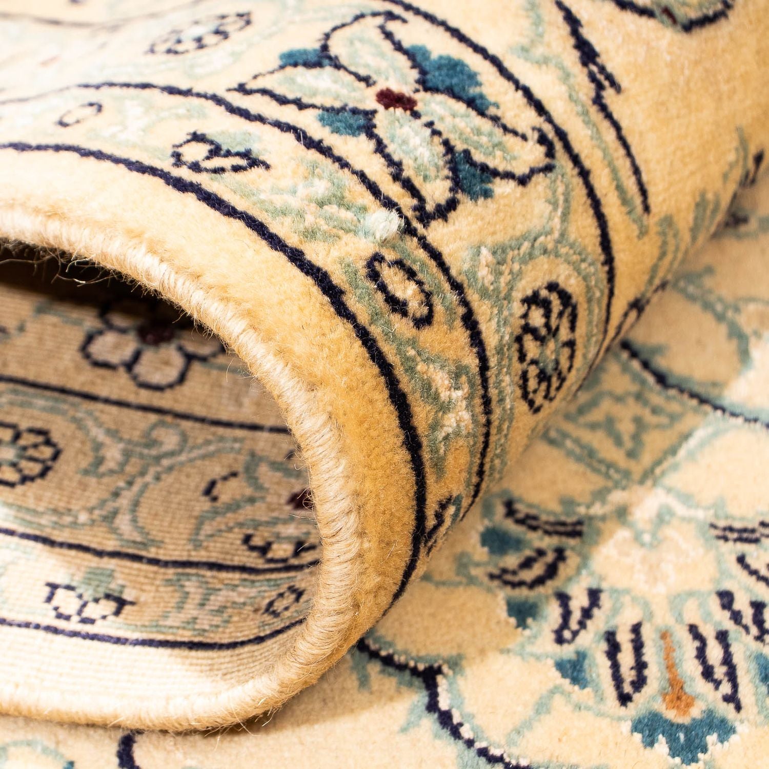 Persisk tæppe - Nain - Royal - 238 x 167 cm - beige