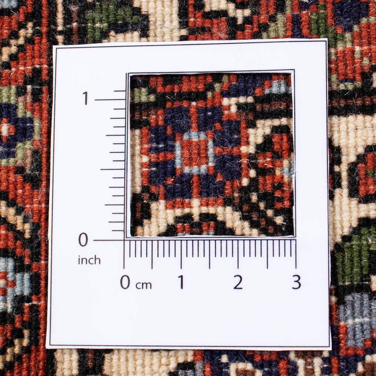 Persisk tæppe - Bijar - 237 x 168 cm - lysrød