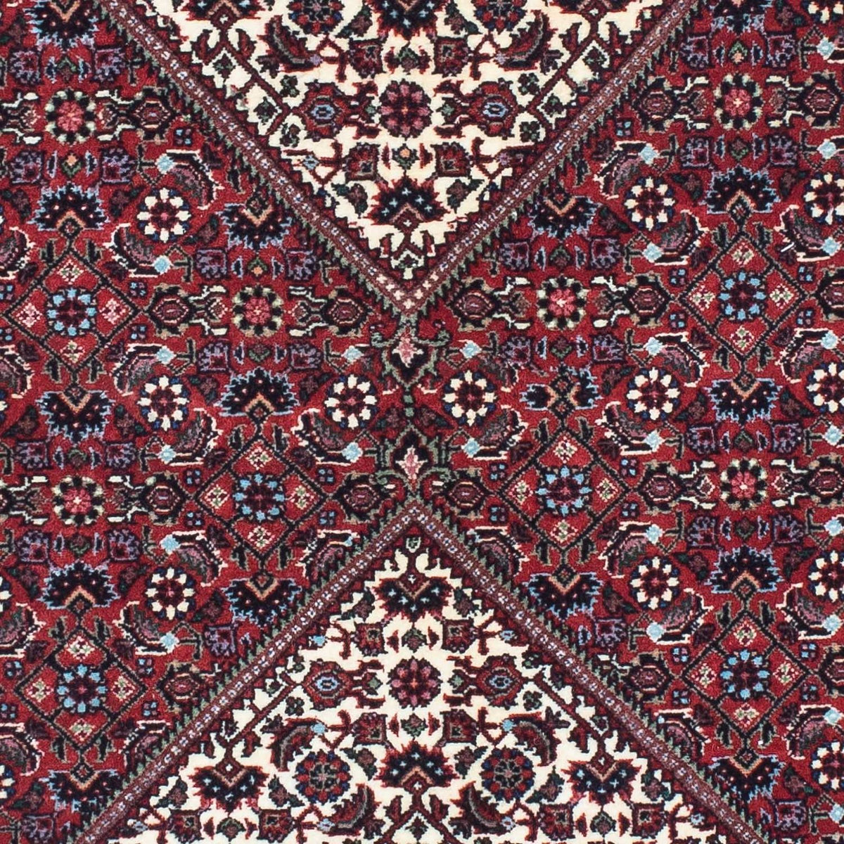 Løber Persisk tæppe - Bijar - 215 x 80 cm - blå