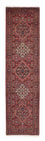 Løber Persisk tæppe - Bijar - 305 x 82 cm - lysrød