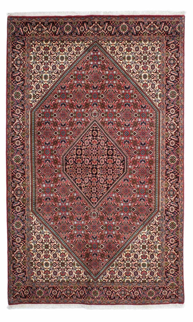 Persisk tæppe - Bijar - 233 x 140 cm - rød