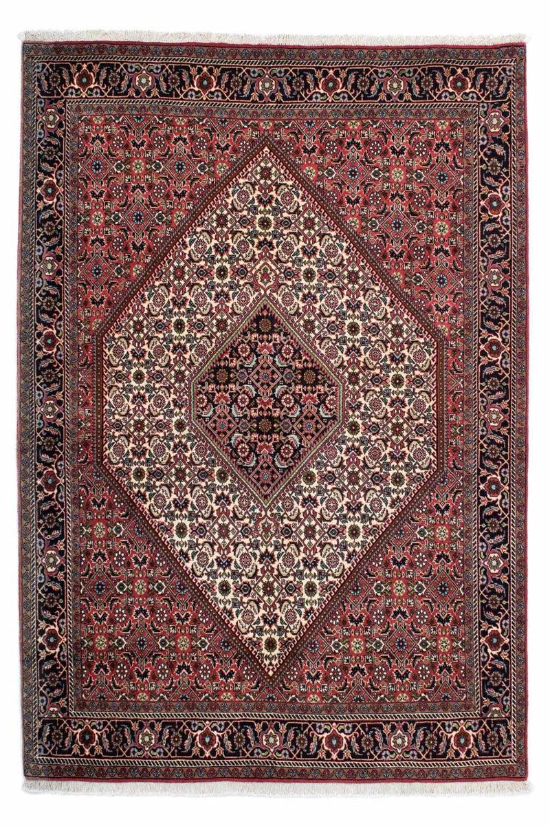 Persisk tæppe - Bijar - 218 x 148 cm - rød