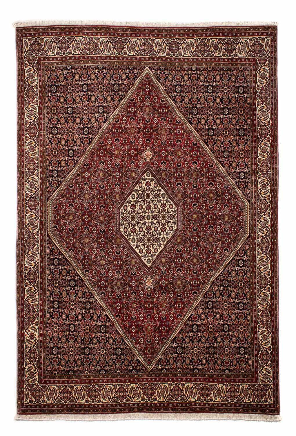 Persisk tæppe - Bijar - 296 x 201 cm - brun