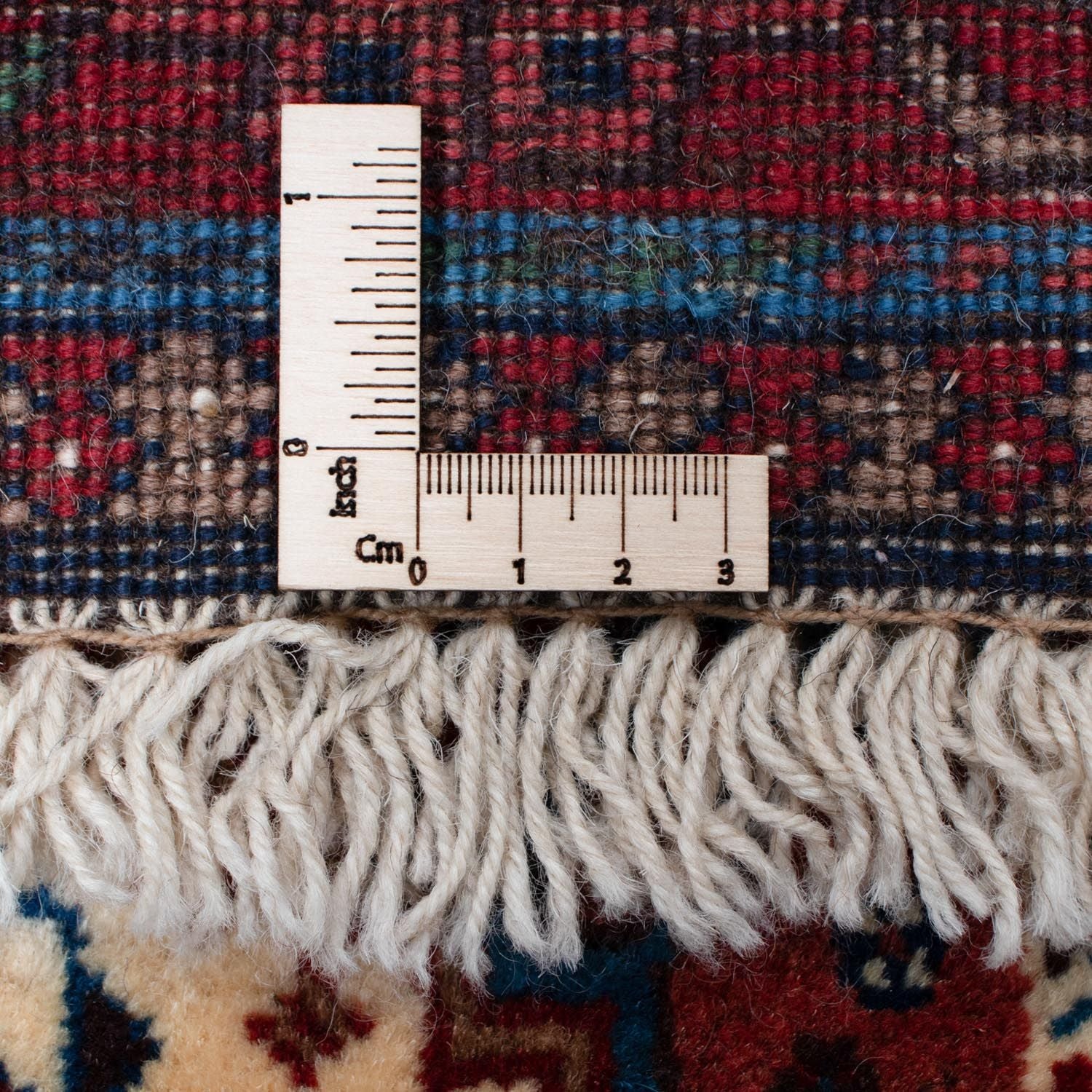 Løber Persisk tæppe - Nomadisk - 197 x 84 cm - mørkerød