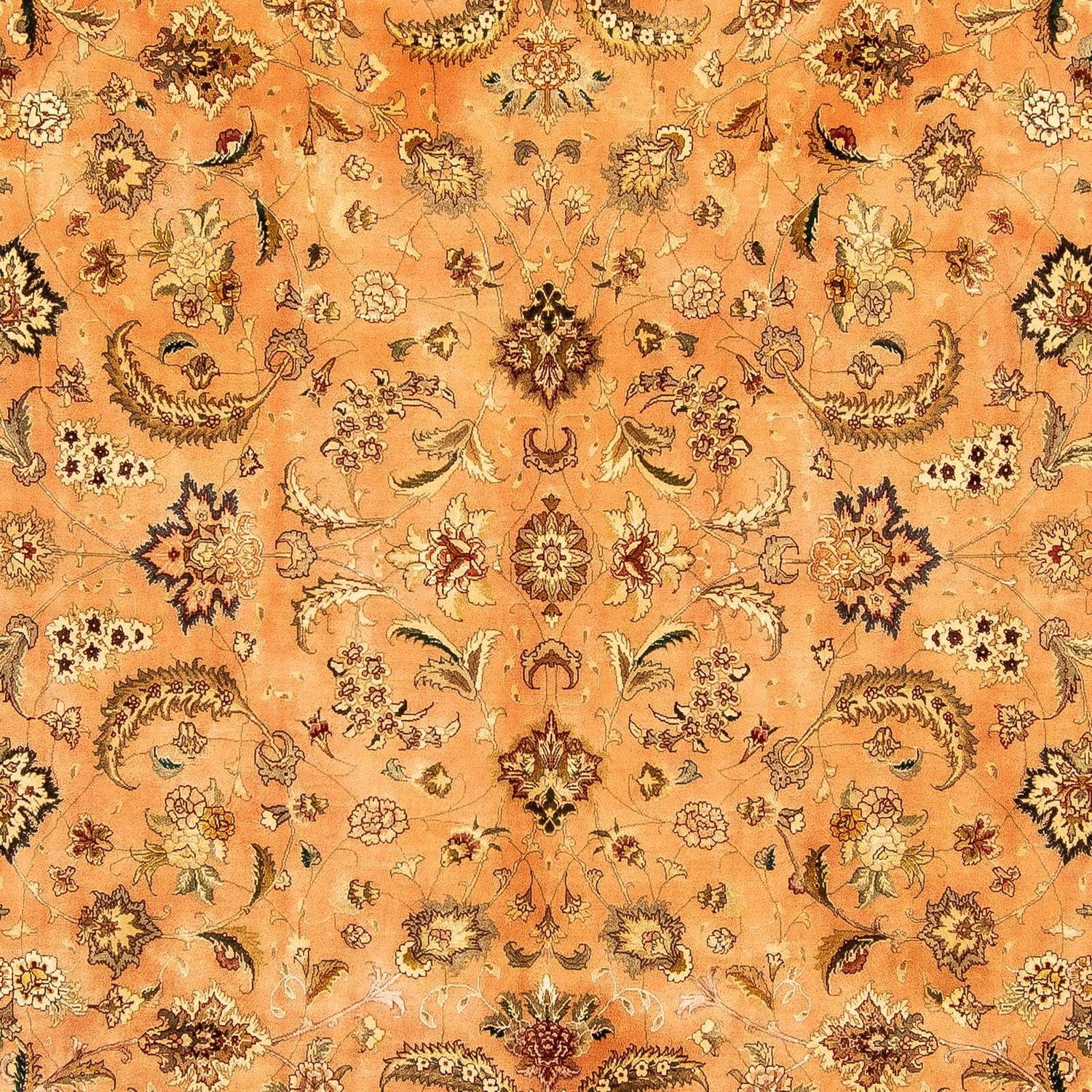 Persisk tæppe - Tabriz - Royal - 346 x 255 cm - lys brun