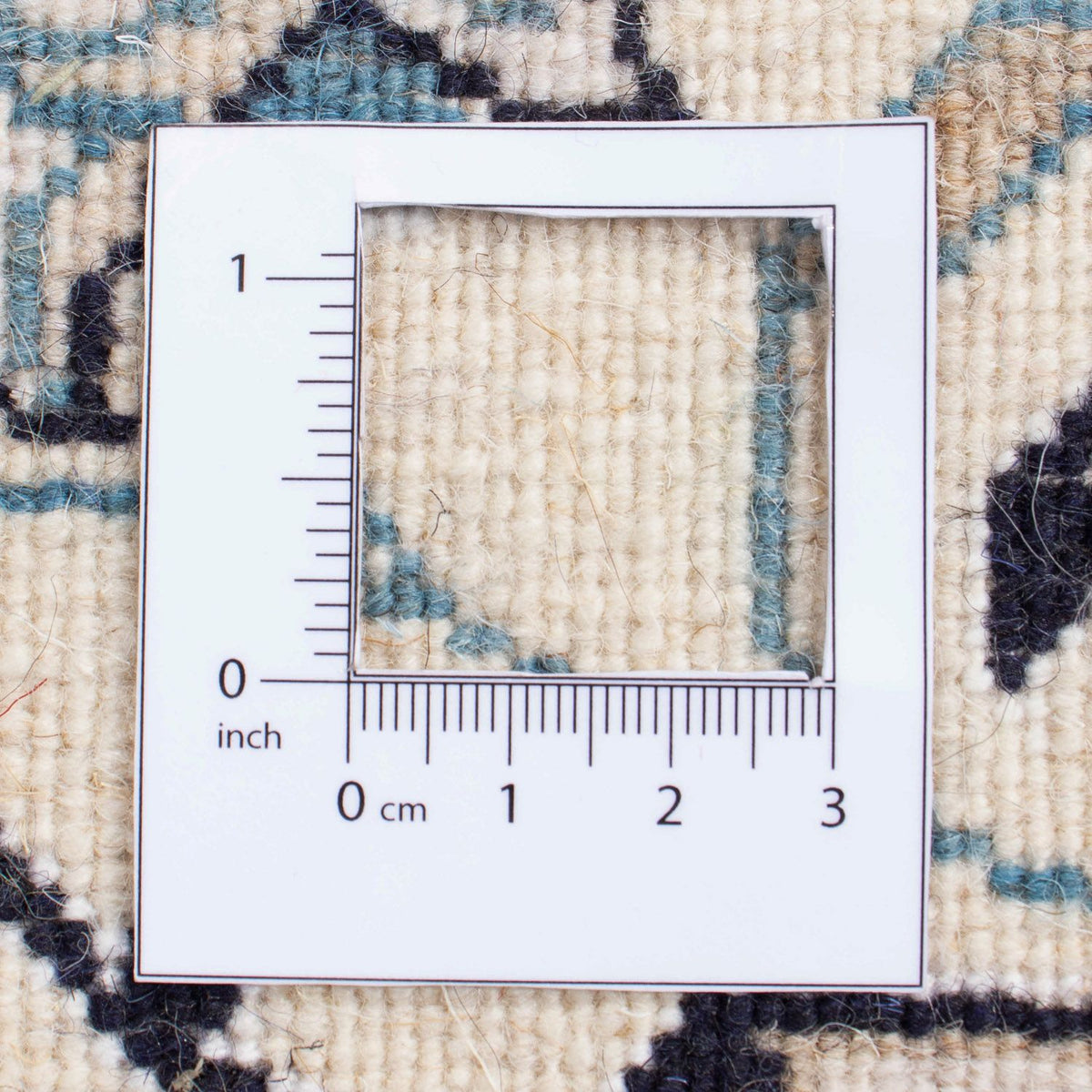 Persisk tæppe - Nain - 345 x 244 cm - mørkeblå