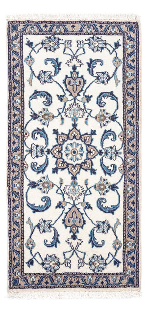 Persisk tæppe - Nain - 131 x 67 cm - beige
