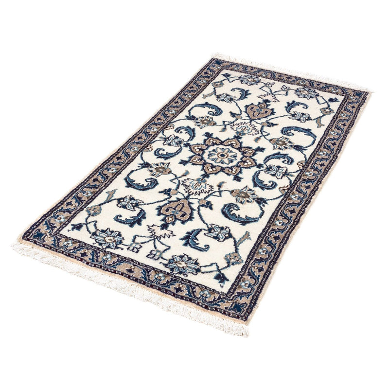 Persisk tæppe - Nain - 131 x 67 cm - beige
