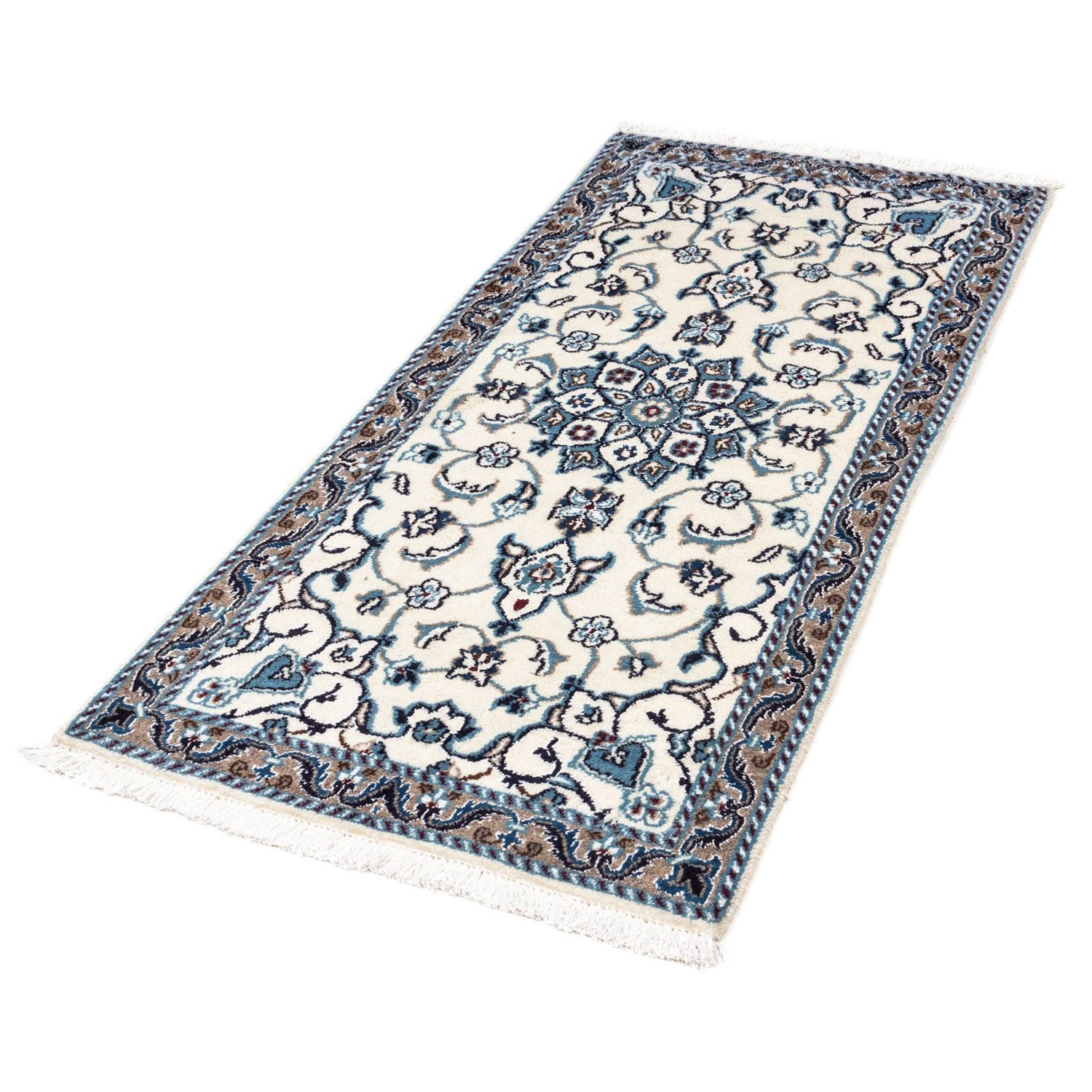 Persisk tæppe - Nain - 146 x 67 cm - beige