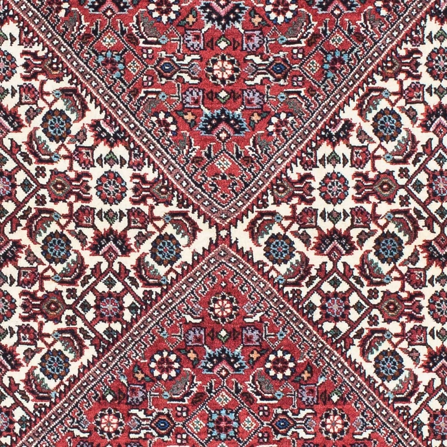 Løber Persisk tæppe - Bijar - 195 x 73 cm - rød