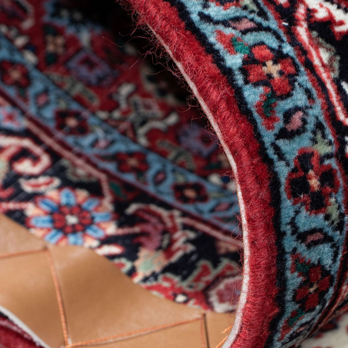 Løber Persisk tæppe - Bijar - 197 x 74 cm - rød