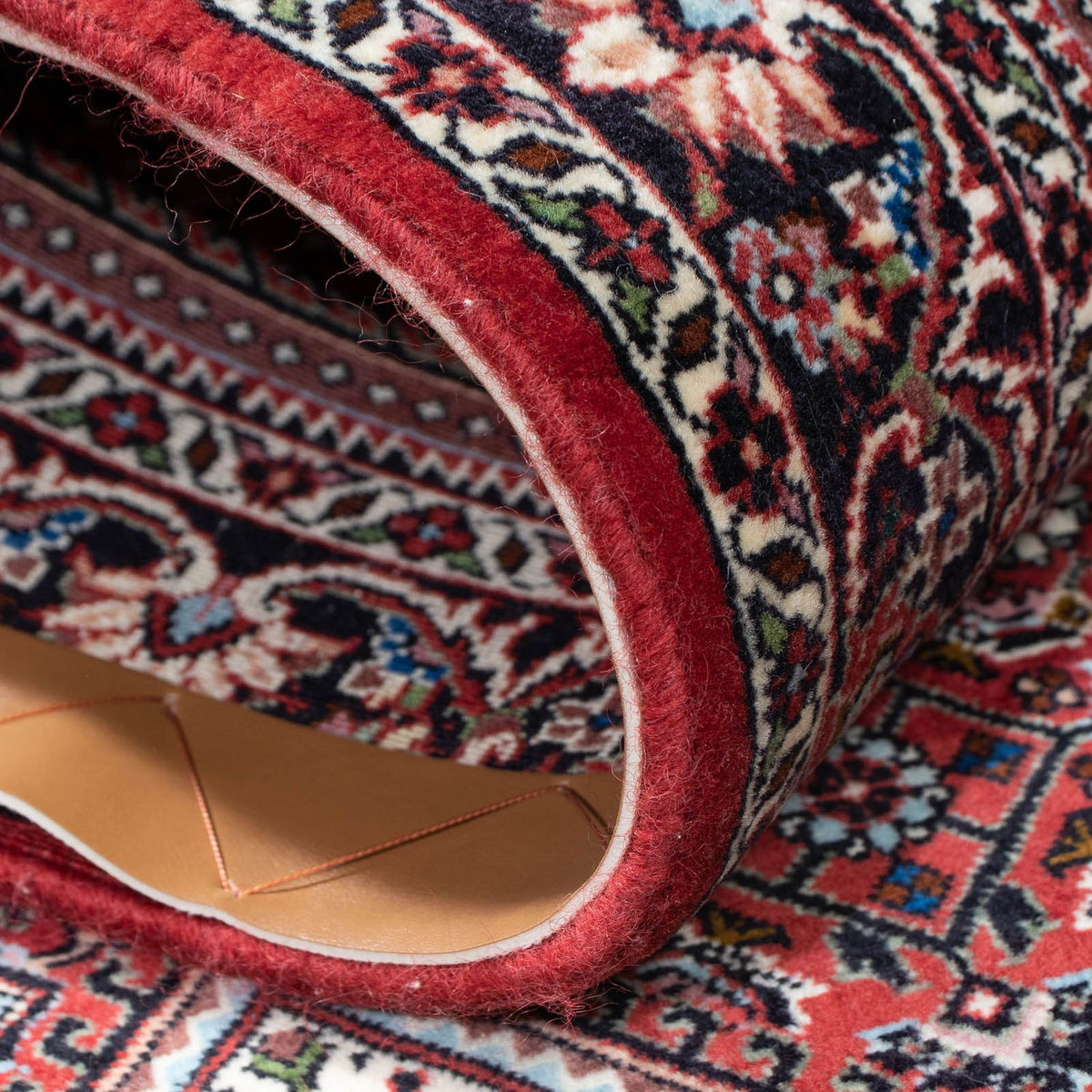 Løber Persisk tæppe - Bijar - 225 x 72 cm - rød