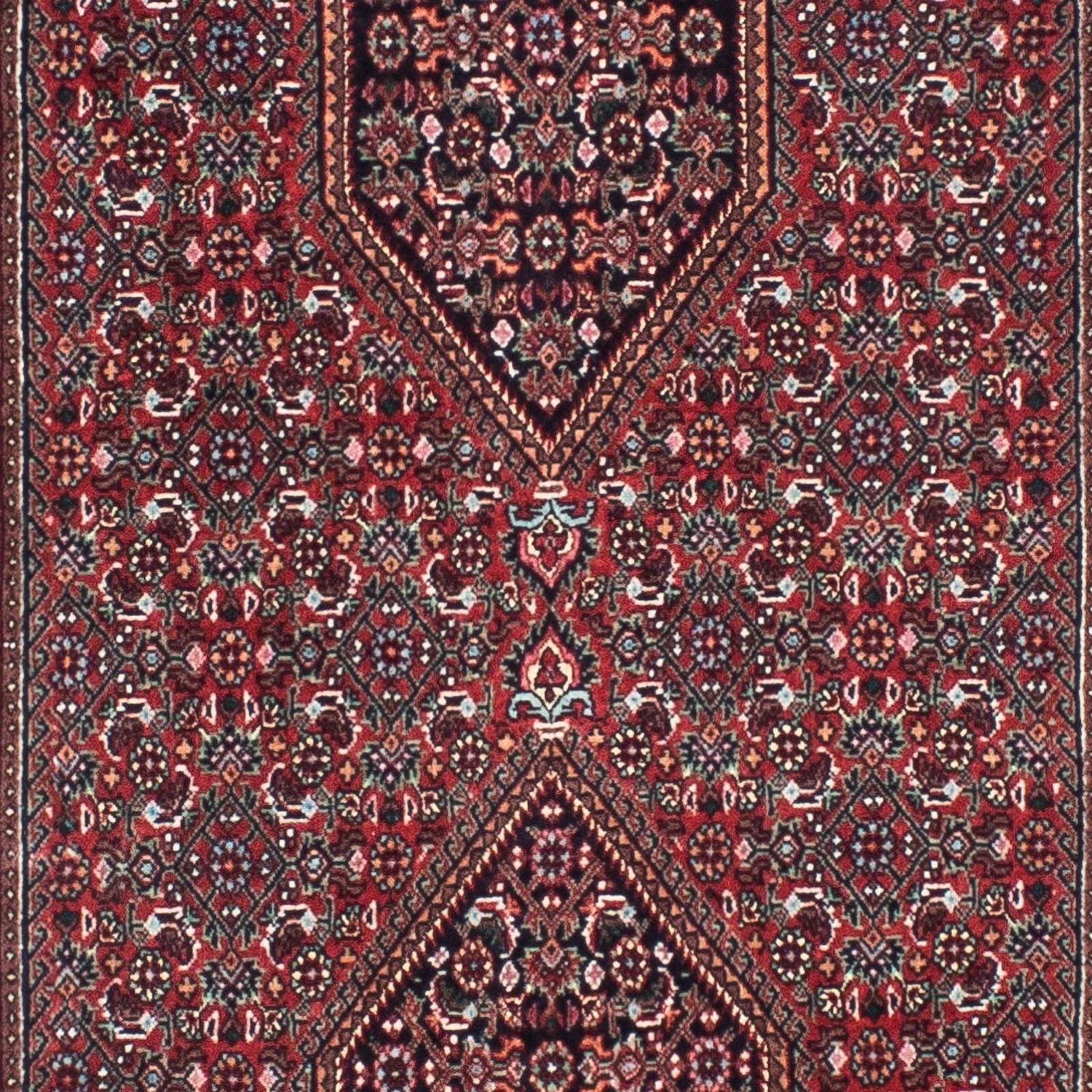 Løber Persisk tæppe - Bijar - 324 x 83 cm - rød