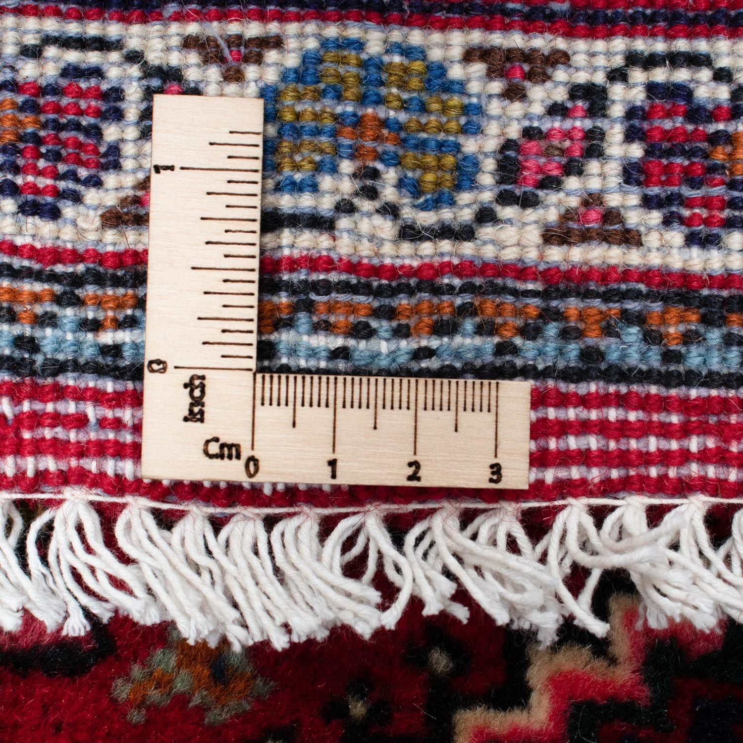 Løber Persisk tæppe - Nomadisk - 195 x 78 cm - mørkerød