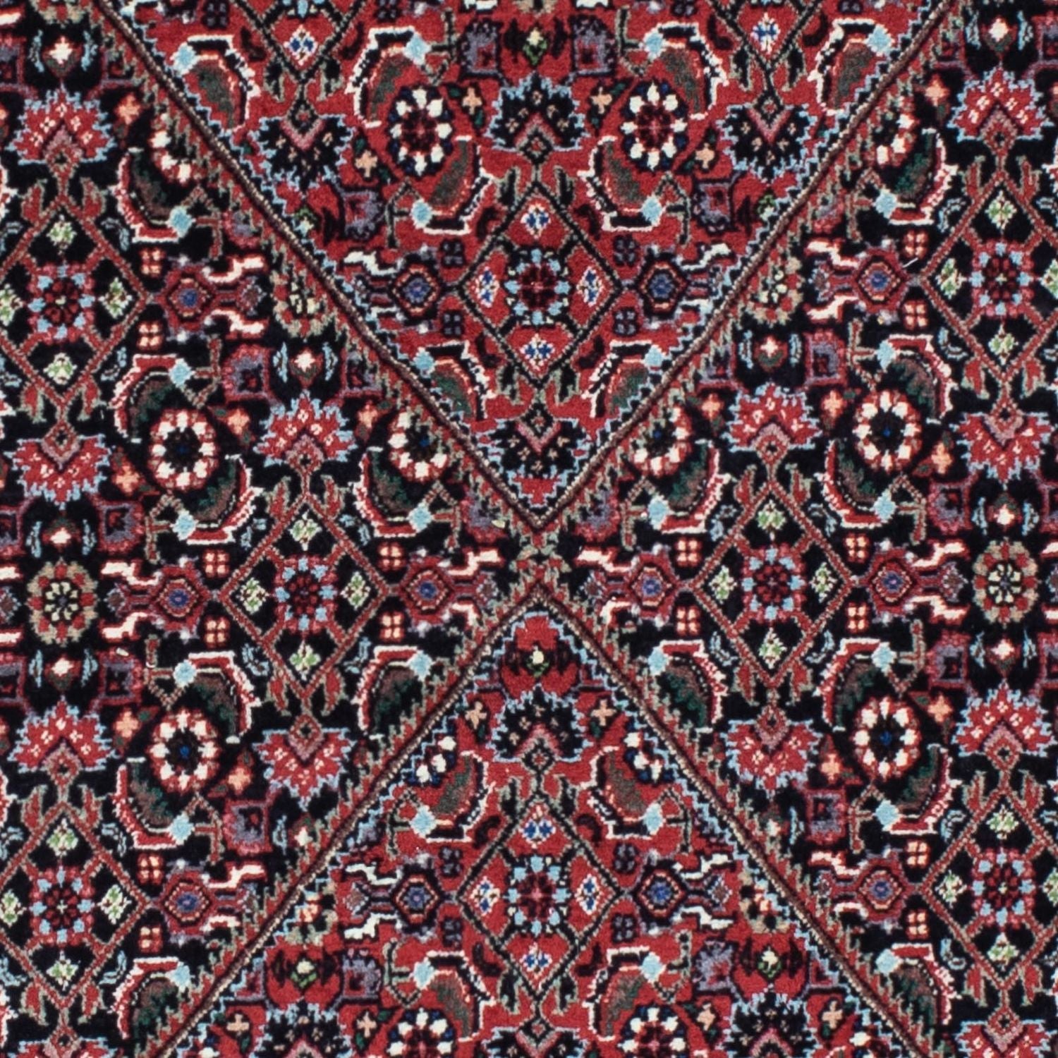 Løber Persisk tæppe - Bijar - 205 x 73 cm - mørkeblå