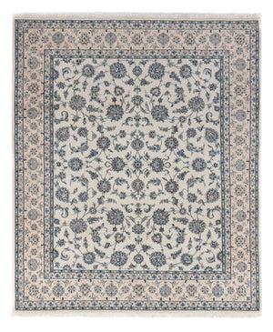 Persisk tæppe - Nain - Premium - 303 x 250 cm - sølv