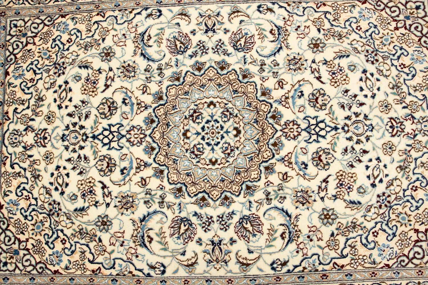 Persisk tæppe - Nain - Premium - 150 x 102 cm - beige