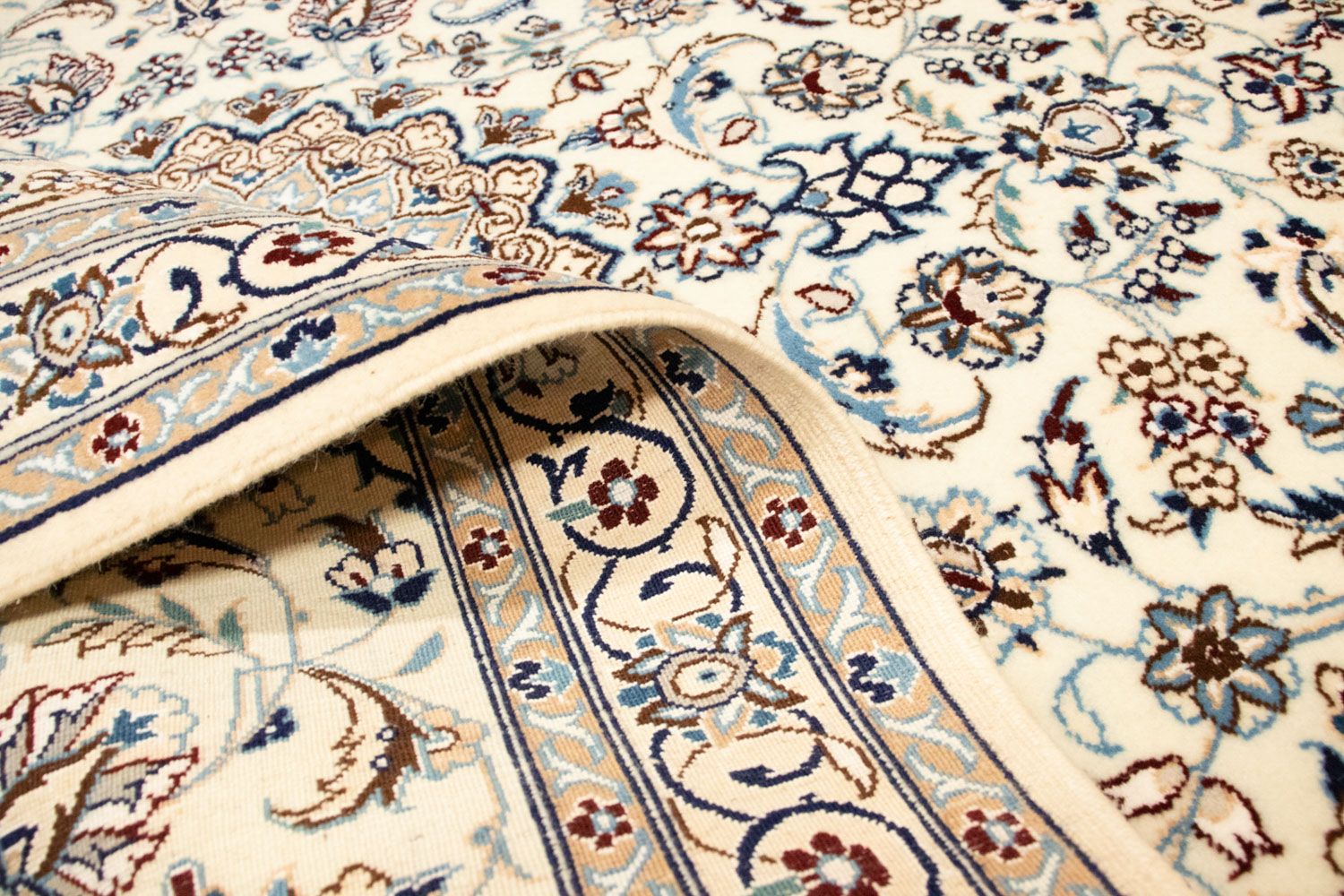 Persisk tæppe - Nain - Premium - 150 x 102 cm - beige
