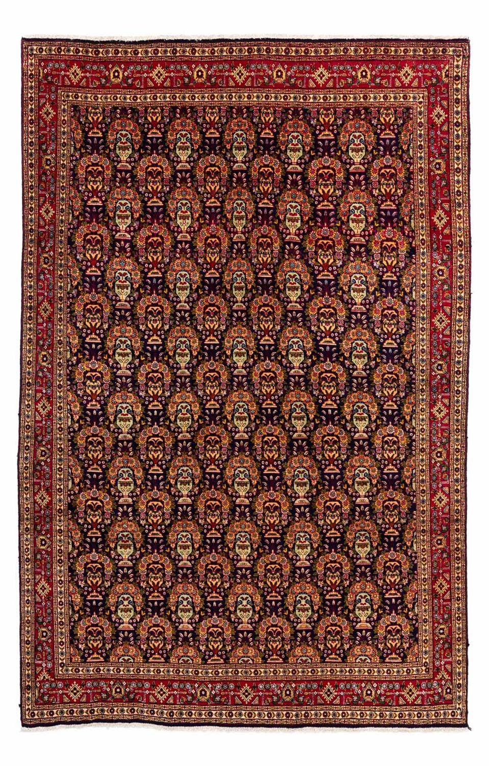 Persisk tæppe - Tabriz - Royal - 300 x 198 cm - mørkeblå