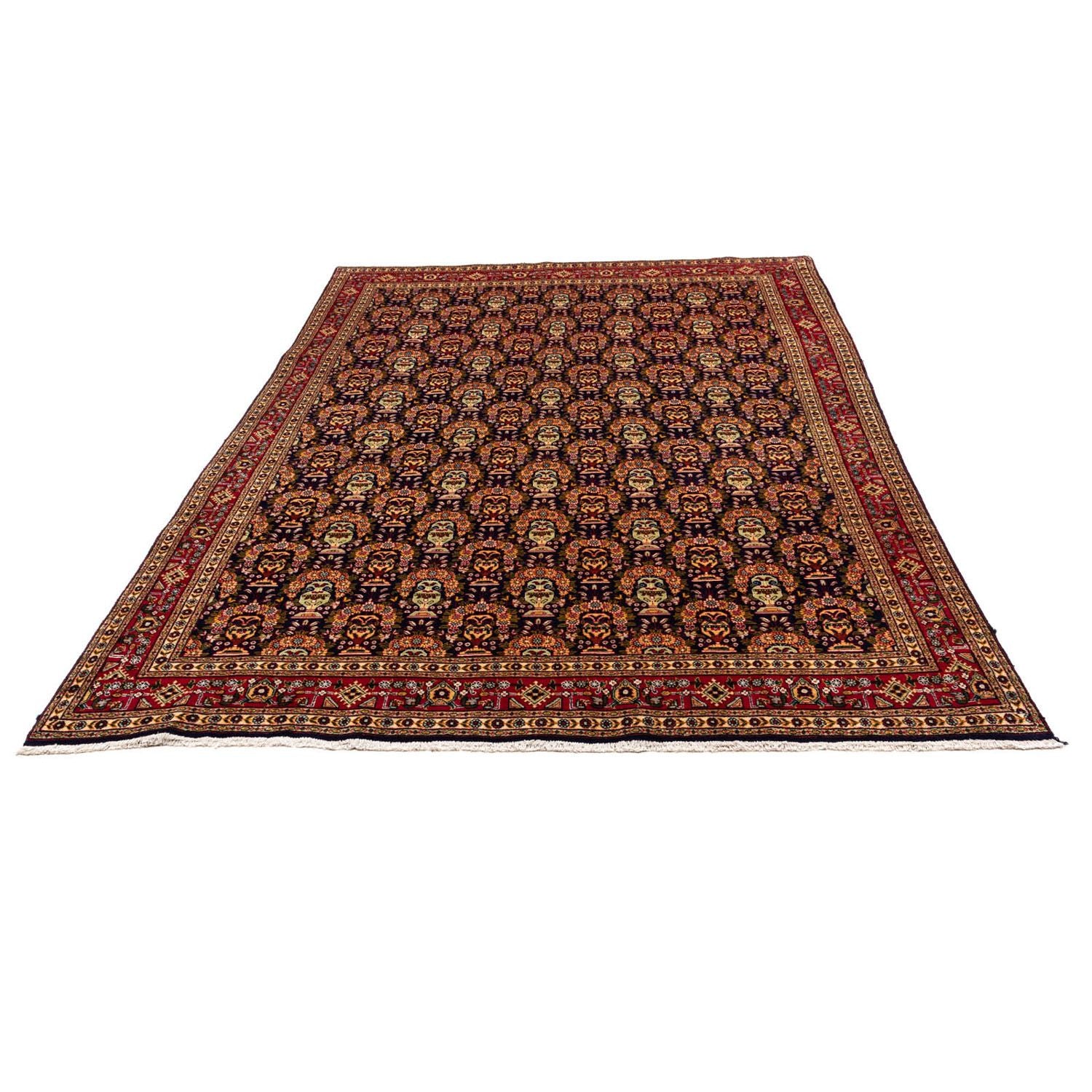 Persisk tæppe - Tabriz - Royal - 300 x 198 cm - mørkeblå