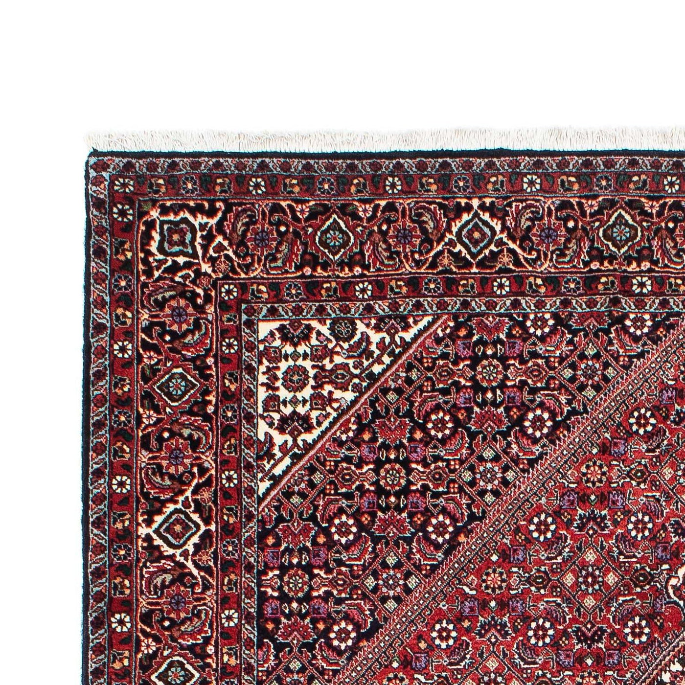 Persisk tæppe - Bijar - 215 x 132 cm - lysrød