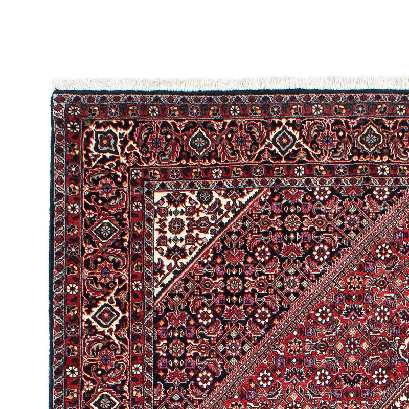Persisk tæppe - Bijar - 215 x 132 cm - lysrød