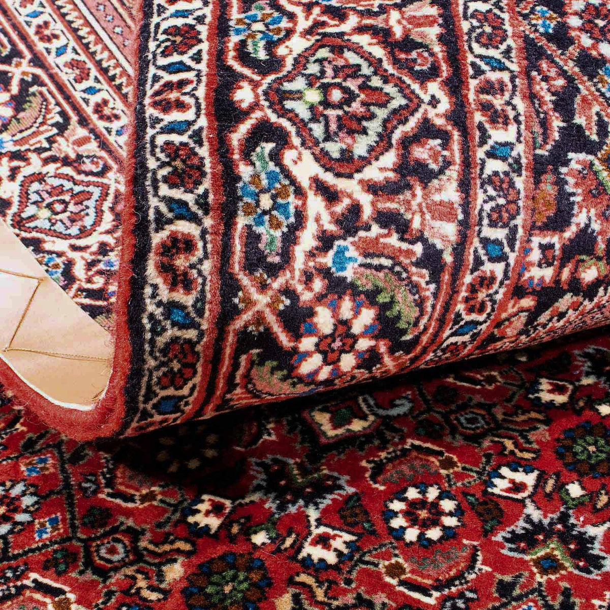 Persisk tæppe - Bijar - 190 x 111 cm - lysrød