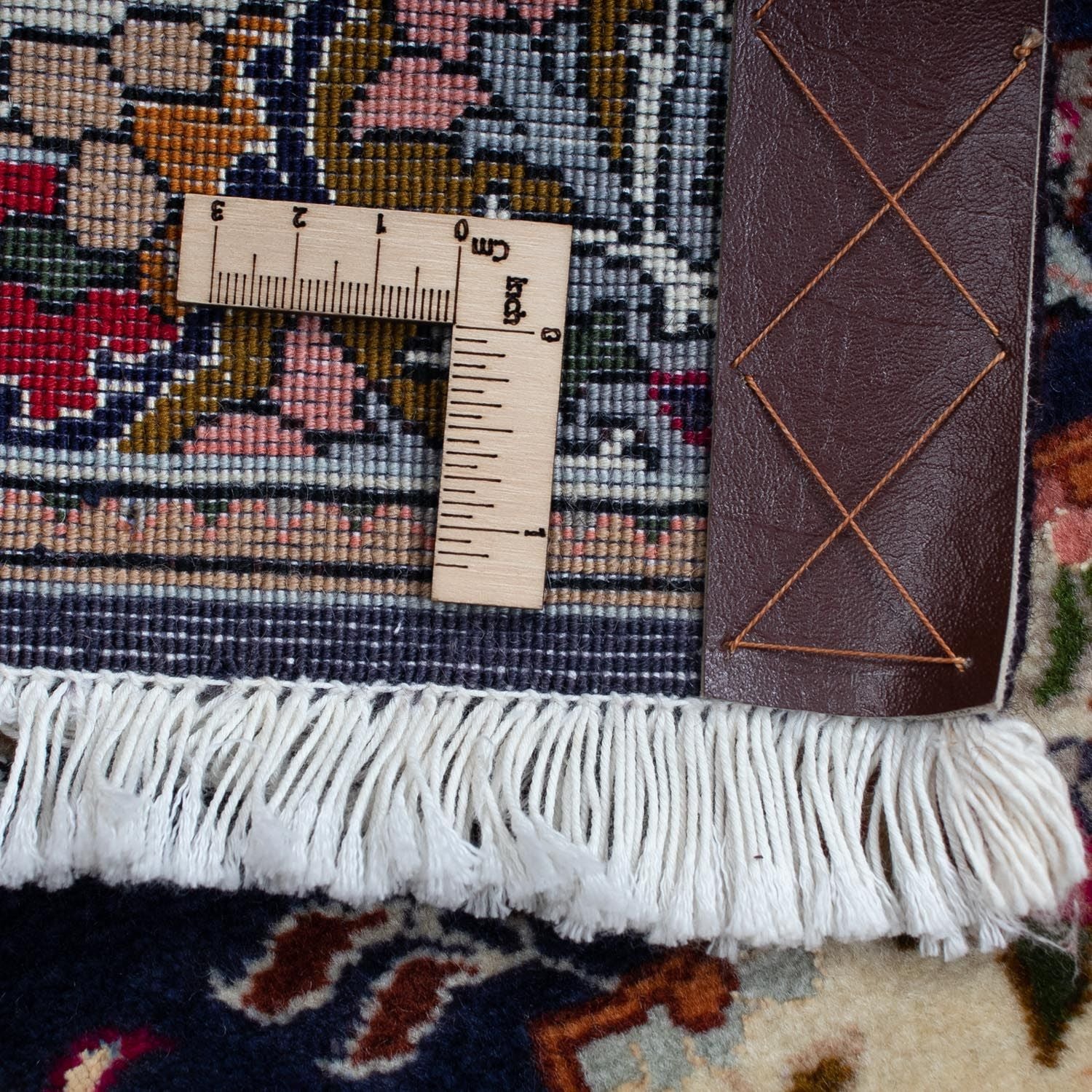 Persisk tæppe - Tabriz - Royal - 92 x 62 cm - mørkeblå