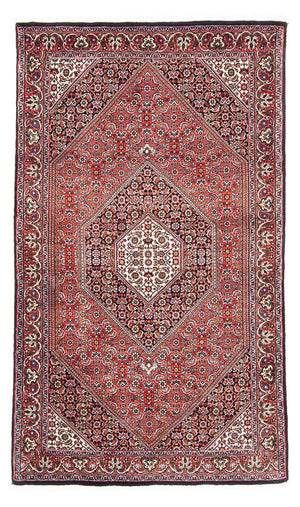 Persisk tæppe - Bijar - 183 x 110 cm - rød
