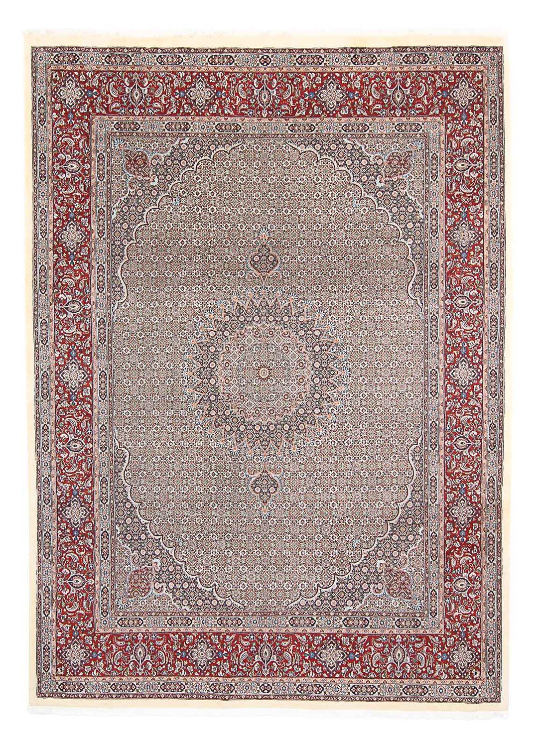 Persisk tæppe - Classic - 342 x 246 cm - lys brun
