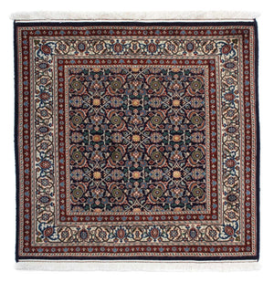 Persisk tæppe - Classic firkantet  - 104 x 103 cm - mørkeblå