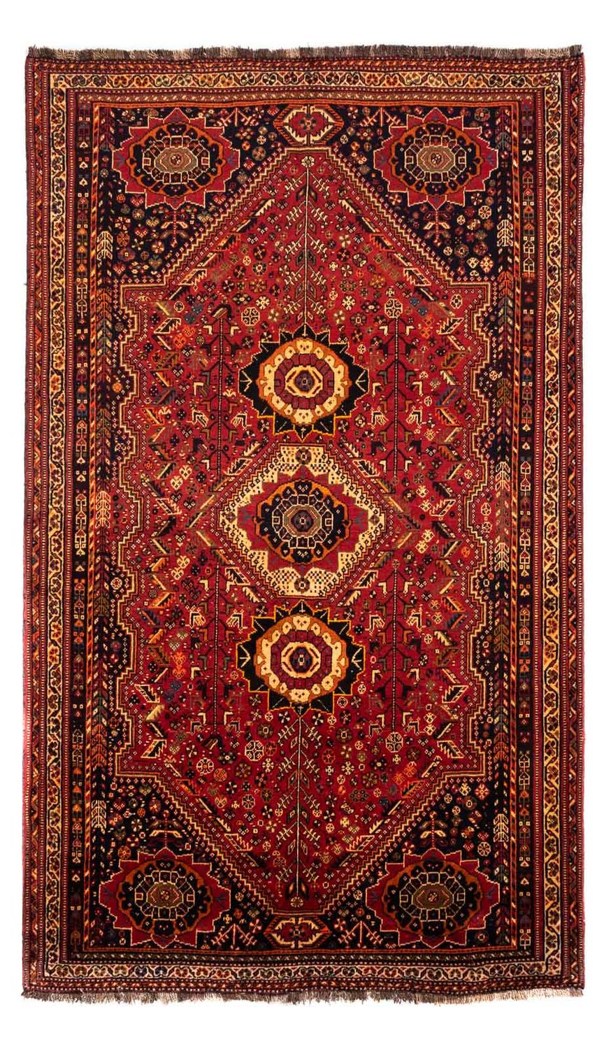 Persisk tæppe - Nomadisk - 285 x 173 cm - mørkerød