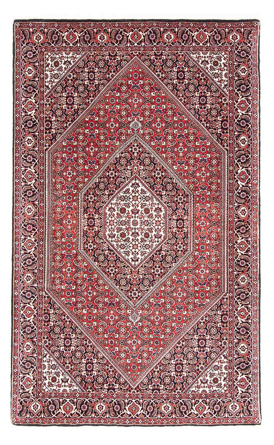 Persisk tæppe - Bijar - 180 x 113 cm - rød