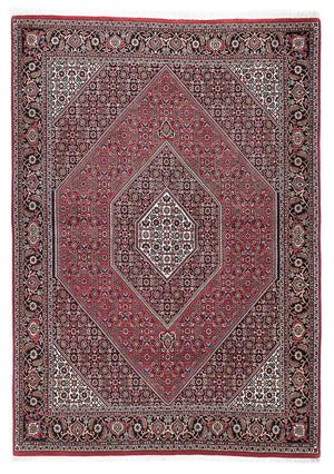 Persisk tæppe - Bijar - 215 x 148 cm - rød