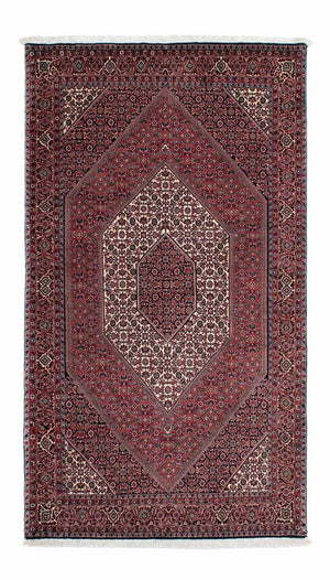 Persisk tæppe - Bijar - 200 x 128 cm - mørkeblå