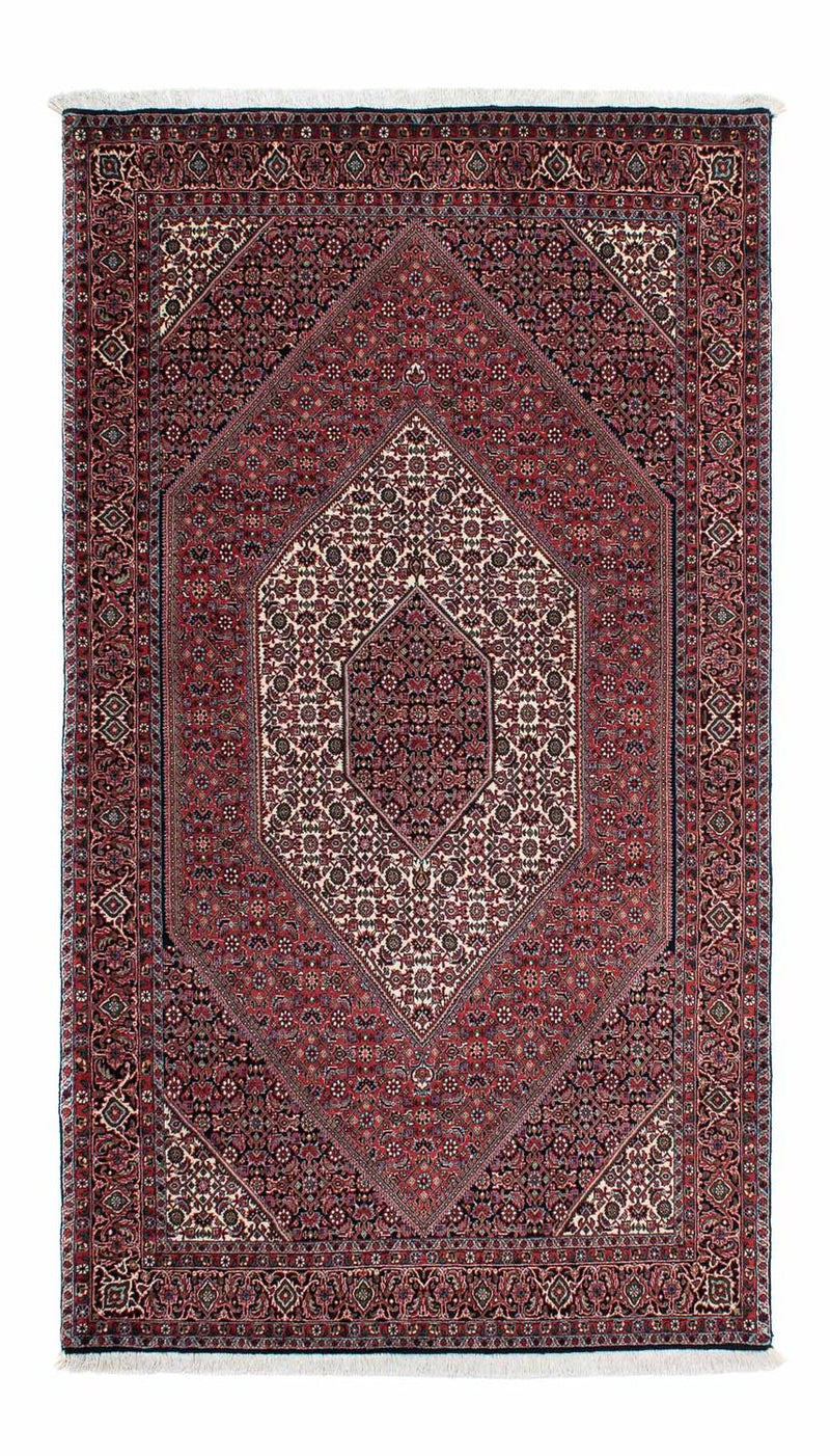 Persisk tæppe - Bijar - 200 x 128 cm - mørkeblå