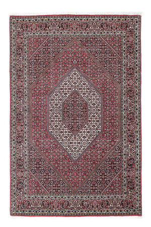 Persisk tæppe - Bijar - 215 x 140 cm - rød