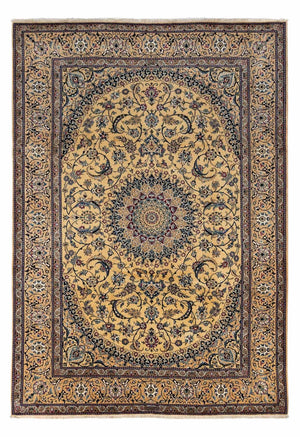Persisk tæppe - Nain - Royal - 353 x 255 cm - mørk beige