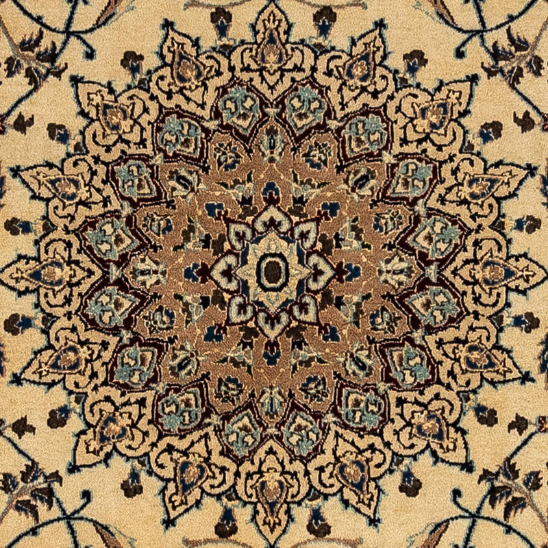 Persisk tæppe - Nain - Royal - 350 x 246 cm - mørk beige