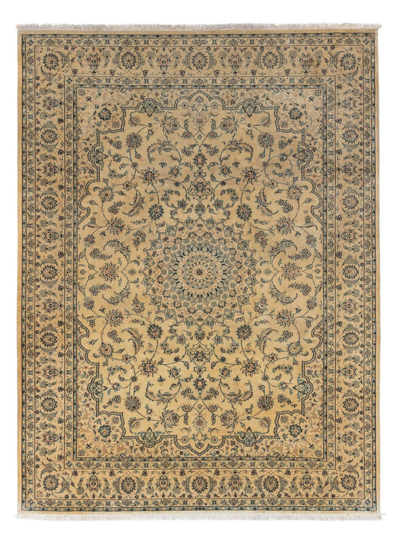 Persisk tæppe - Nain - Royal - 344 x 250 cm - lys brun